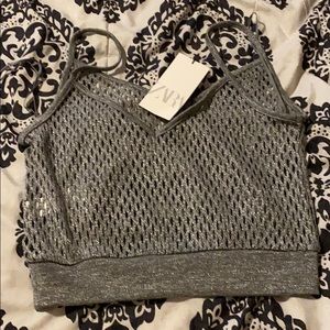 Grey Zara Top